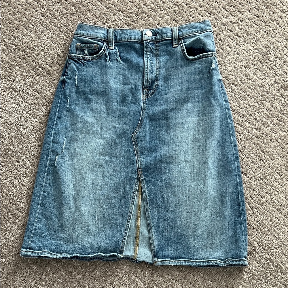 Seven for all mankind denim skirt